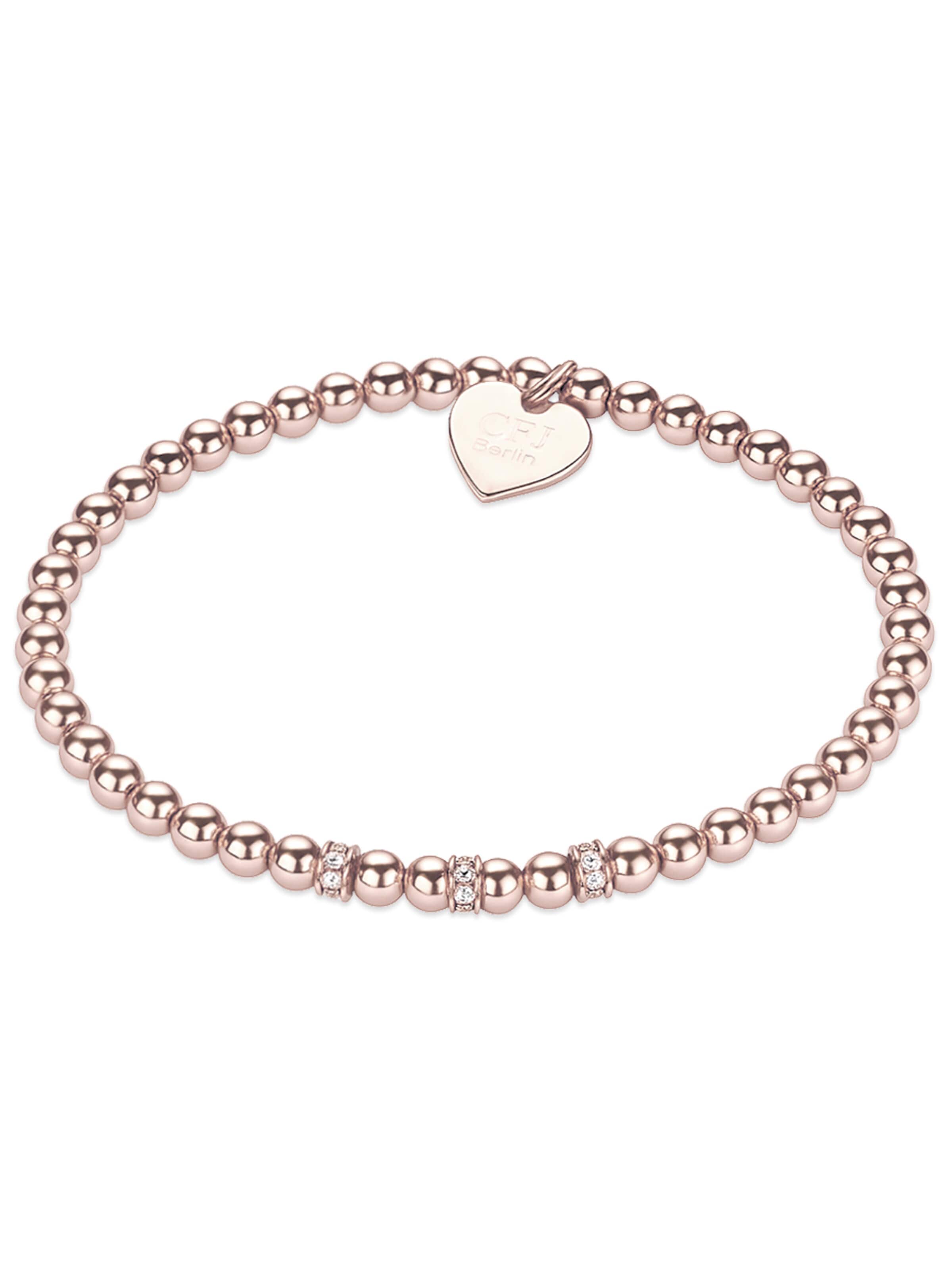 CLASSYANDFABULOUS Jewelry Bracelet 'IZZARA' in Gold: front