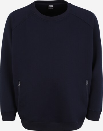 Urban Classics Sweatshirt in Blauw: voorkant