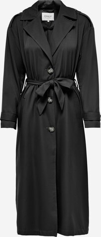 ONLY Демисезонное пальто в Черный: спереди
