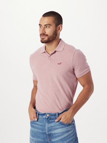 HOLLISTER - Camisa em rosa: frente