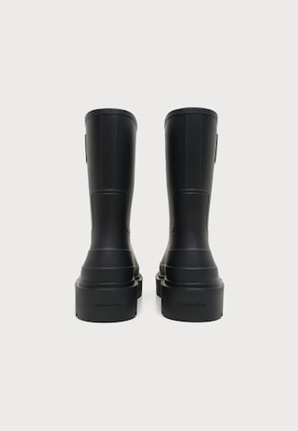 Calvin Klein Rubber boot 'COMBAT' in Black