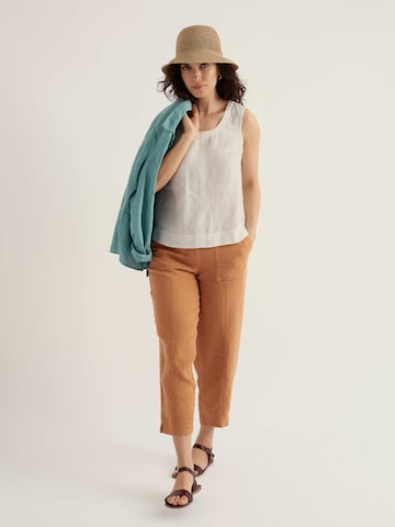 Seasalt Cornwall - Blusa 'Lighthouse Station' em branco