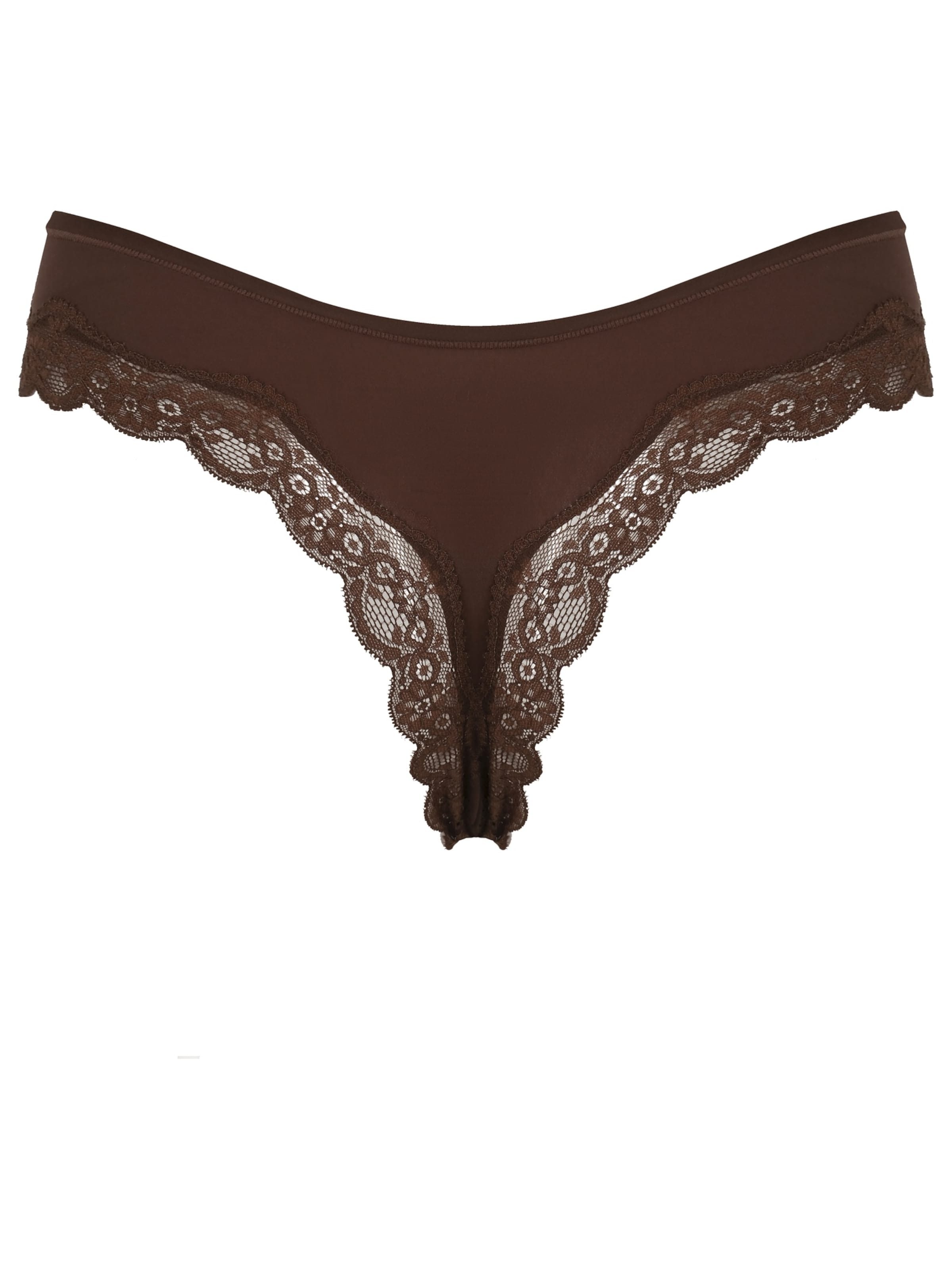 String 'Lace Tanga' cfab (formerly creamy fabrics) en marron