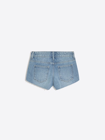 Regular Jean 'Brillos' Bershka en bleu