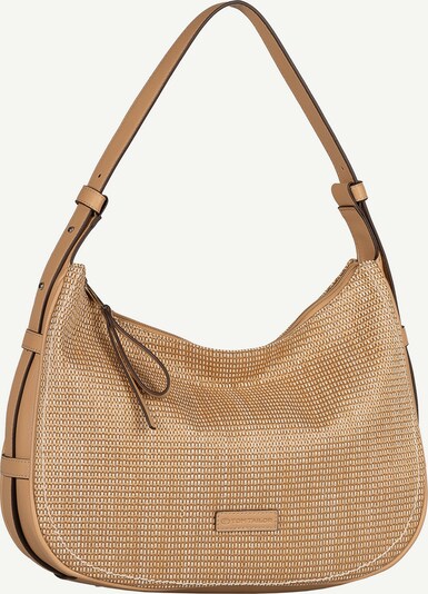TOM TAILOR Schultertasche 'Lysa Summer' in M in cappuccino / hellbraun, Produktansicht