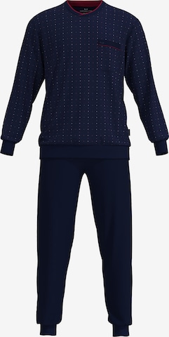 Pyjama long Götzburg en bleu : devant