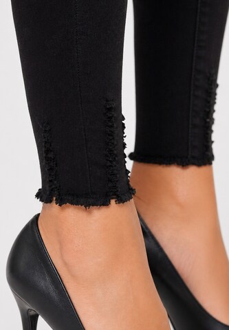 Elara Skinny Jeansy w kolorze czarny