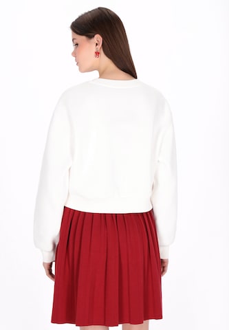 Sweat-shirt 'Pop' MYMO en blanc