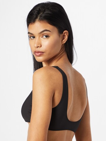 Calvin Klein Swimwear Bustier Bikinitop in Zwart