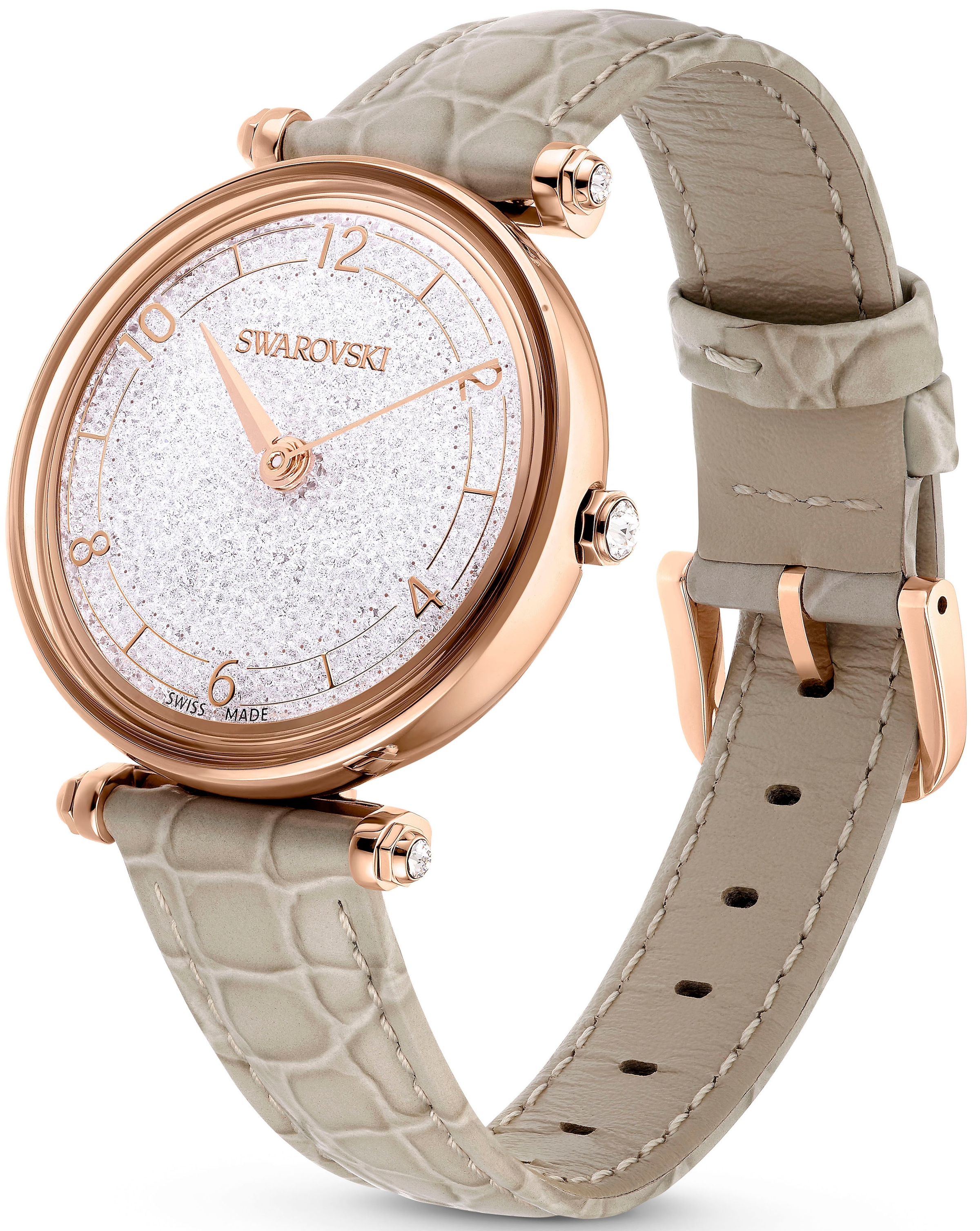 Swarovski Analoguhr in Grau