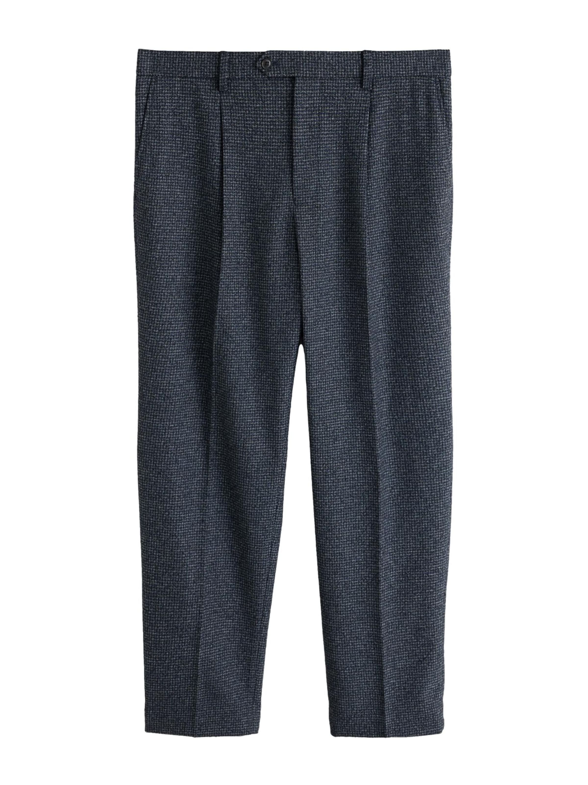 Next Hose in 44/Regular in navy / graumeliert, Produktansicht