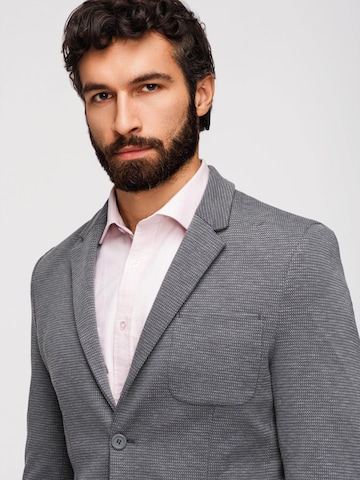 Ombre Regular Fit Sakko‌‌‌‌ in Grau