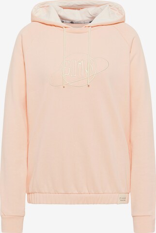 SOMWR Sweatshirt 'BE THE PLANET HOODIE' in Pink: front