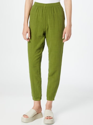 Pantalon 'OYOBAY' AMERICAN VINTAGE en vert : devant