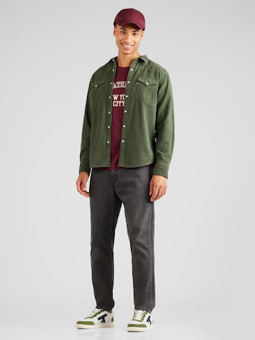 LEVI'S ® - Regular Fit Camisa 'Barstow Western' em verde