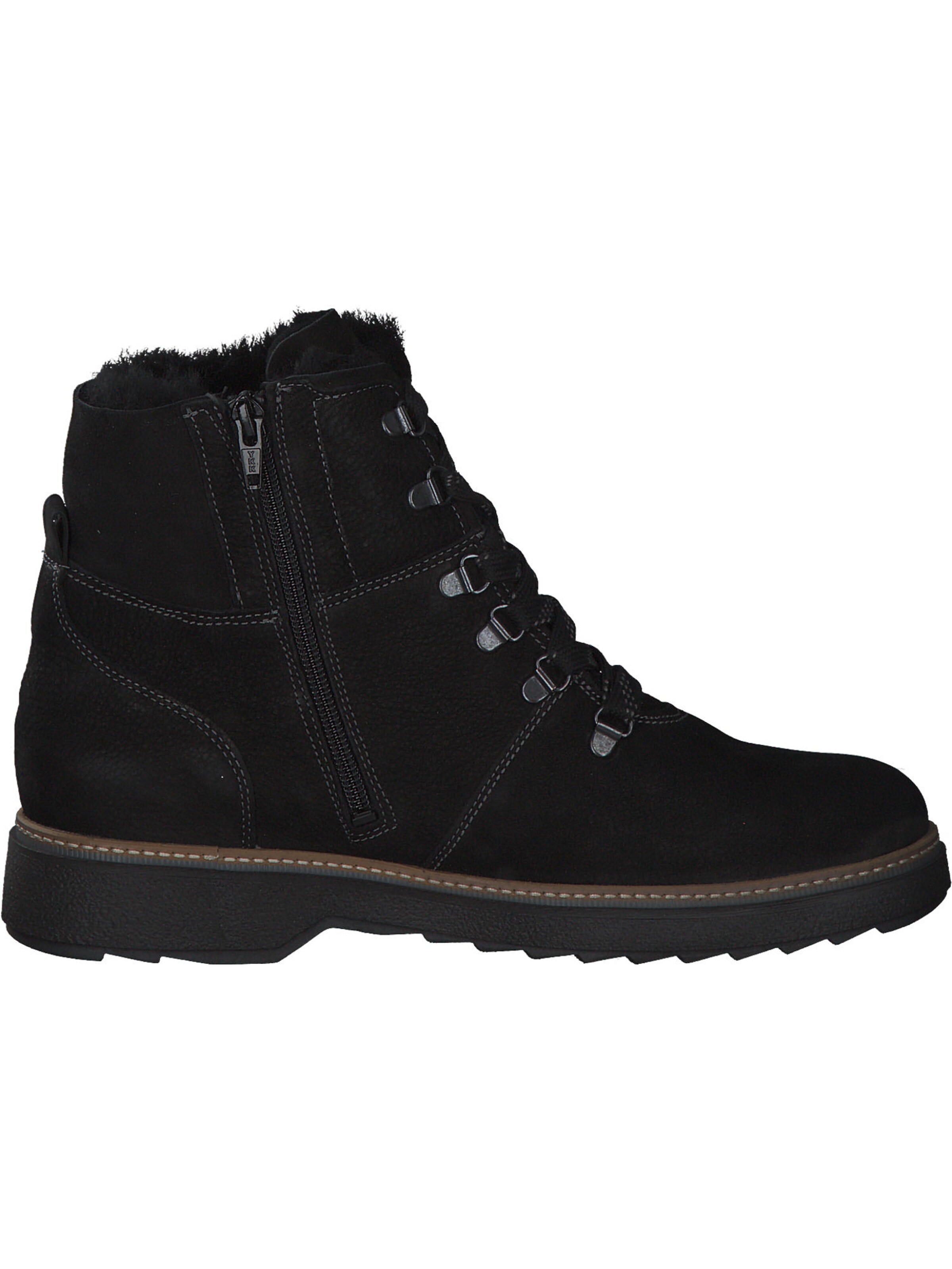 WALDLÄUFER Veterlaarsjes 'Hitomi' in Zwart