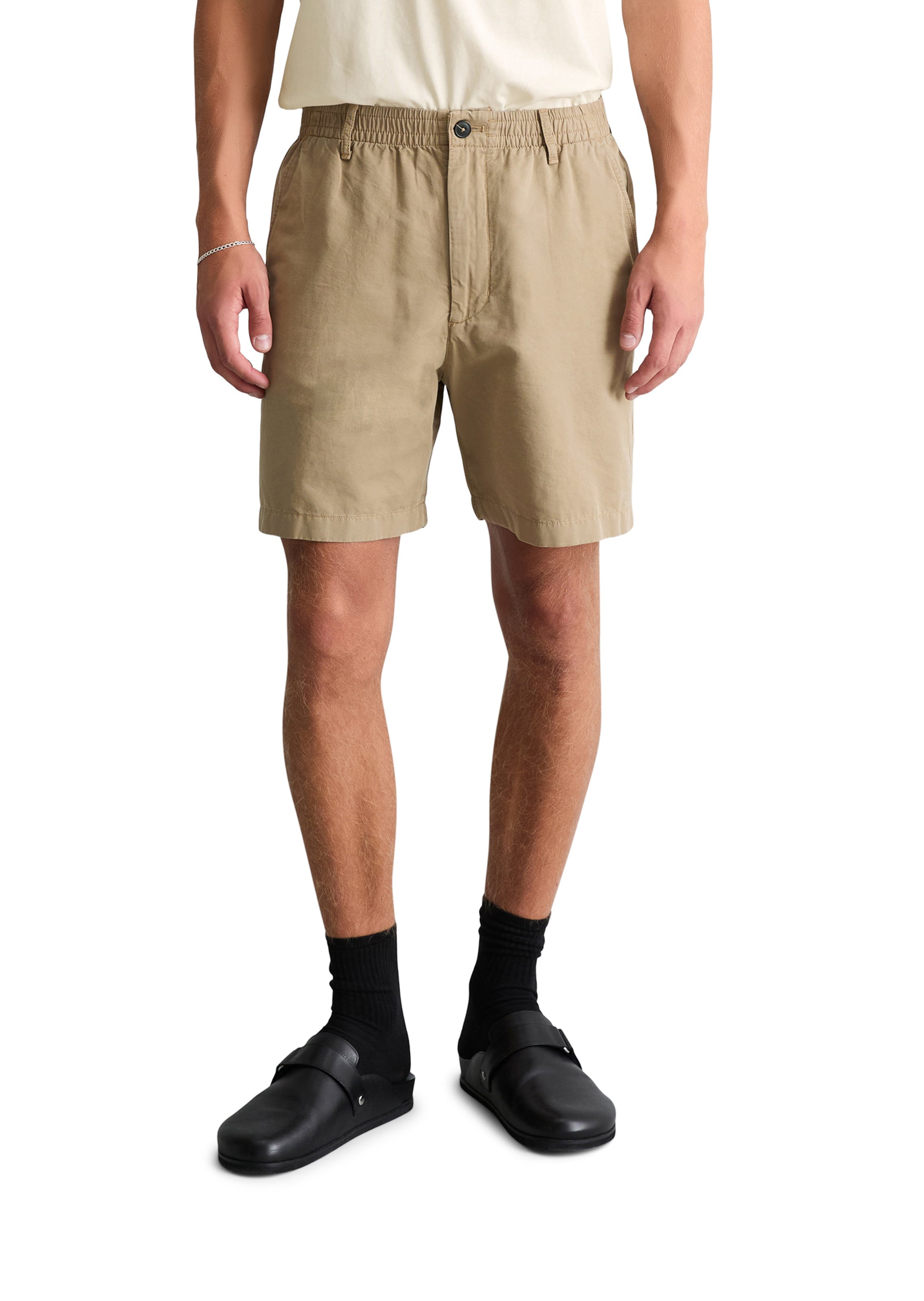 Marc O'Polo DENIM Regular Broek in Bruin: voorkant