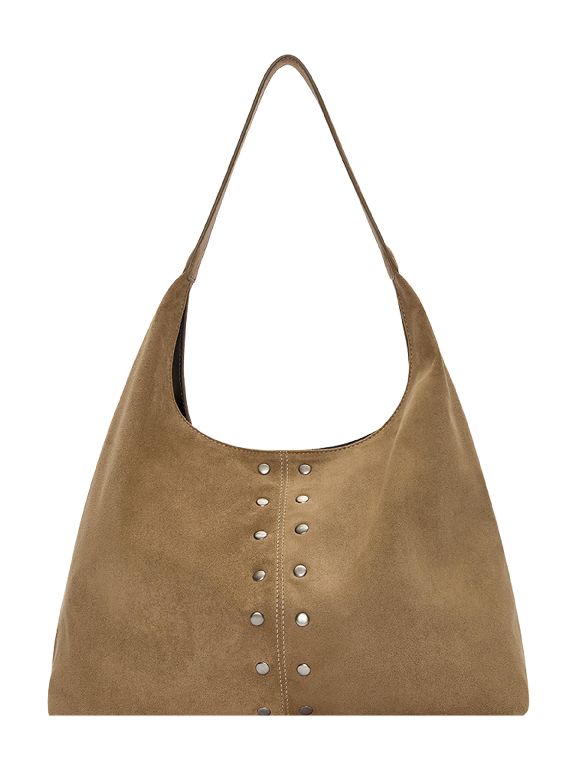 Geantă de umăr de la Pull&Bear pe maro: față