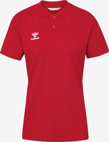 Hummel Shirt in Rood: voorkant