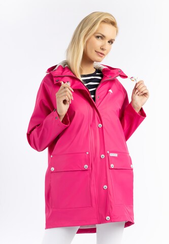 Manteau fonctionnel Schmuddelwedda en rose : devant