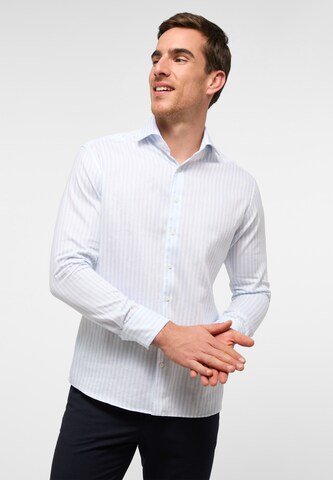 ETERNA Regular fit Zakelijk overhemd in Blauw: voorkant