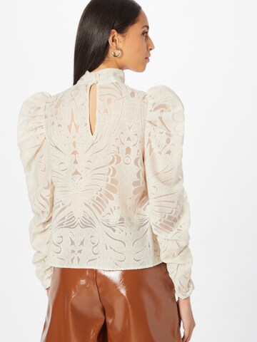 Sisley Bluse i beige