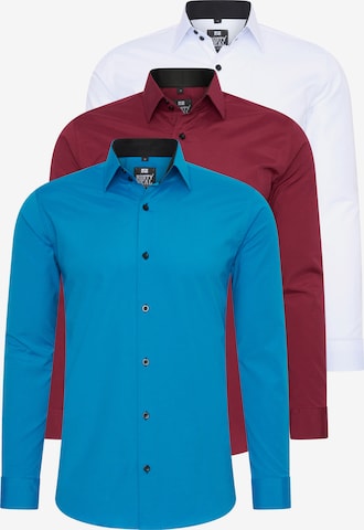 Rusty Neal Overhemd in Blauw: voorkant