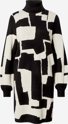Robes en maille 'OBJRAY' OBJECT en noir : devant