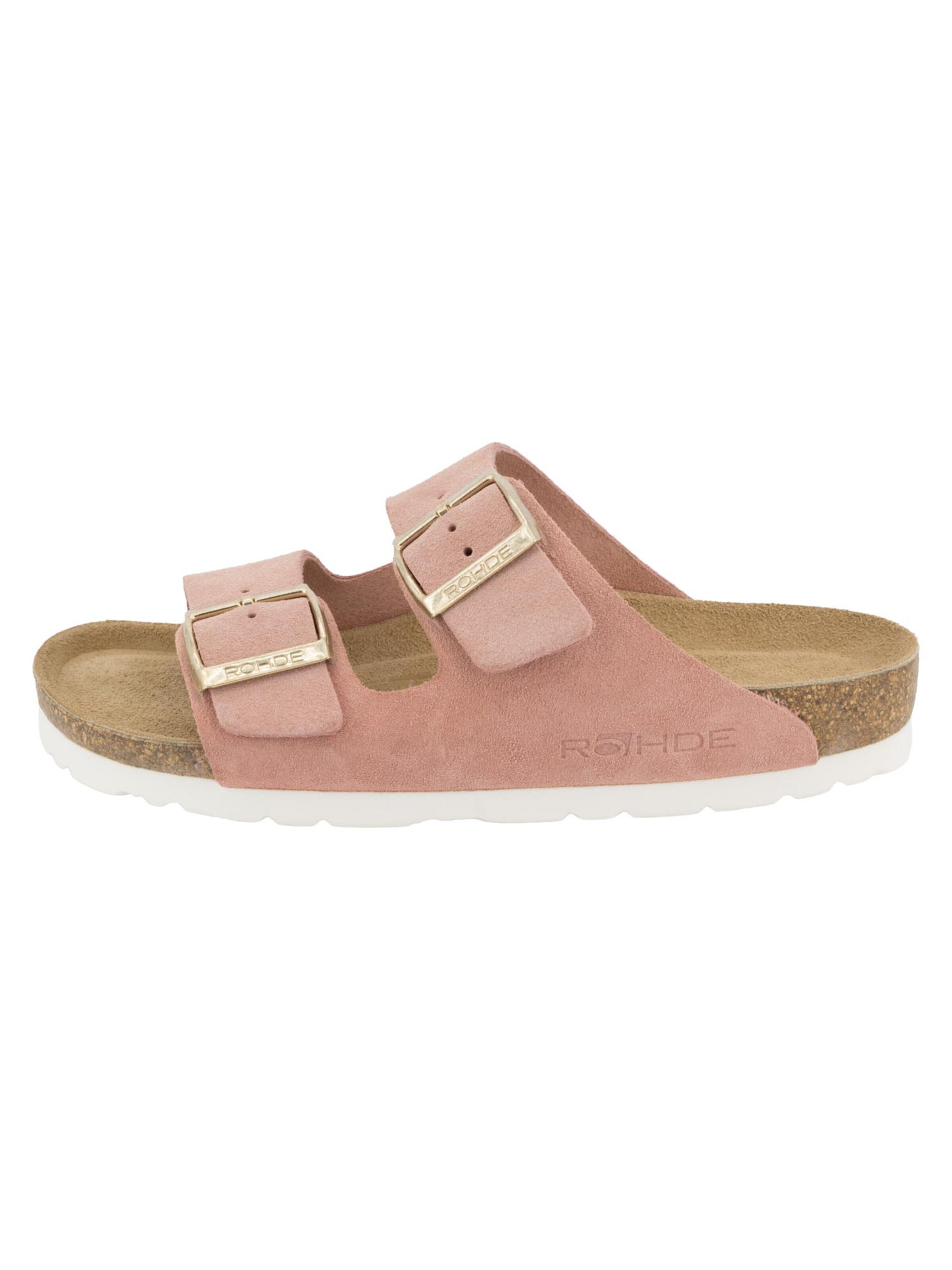 ROHDE Pantolette 'Alba'‌‌‌‌‌‌‌‌‌ in Pink: Vorderseite