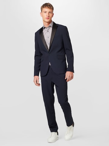 Lindbergh - Slimfit Traje en azul: frente