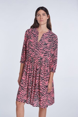 Robe-chemise SET en rose : devant