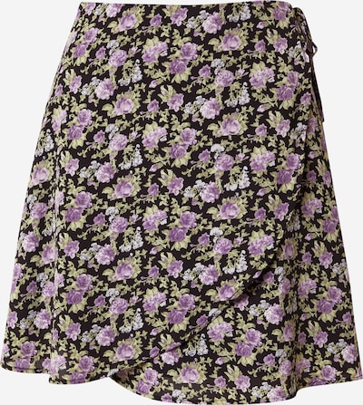 Fashion Union Skirt 'Raz ' in Lilac / Black, Item view