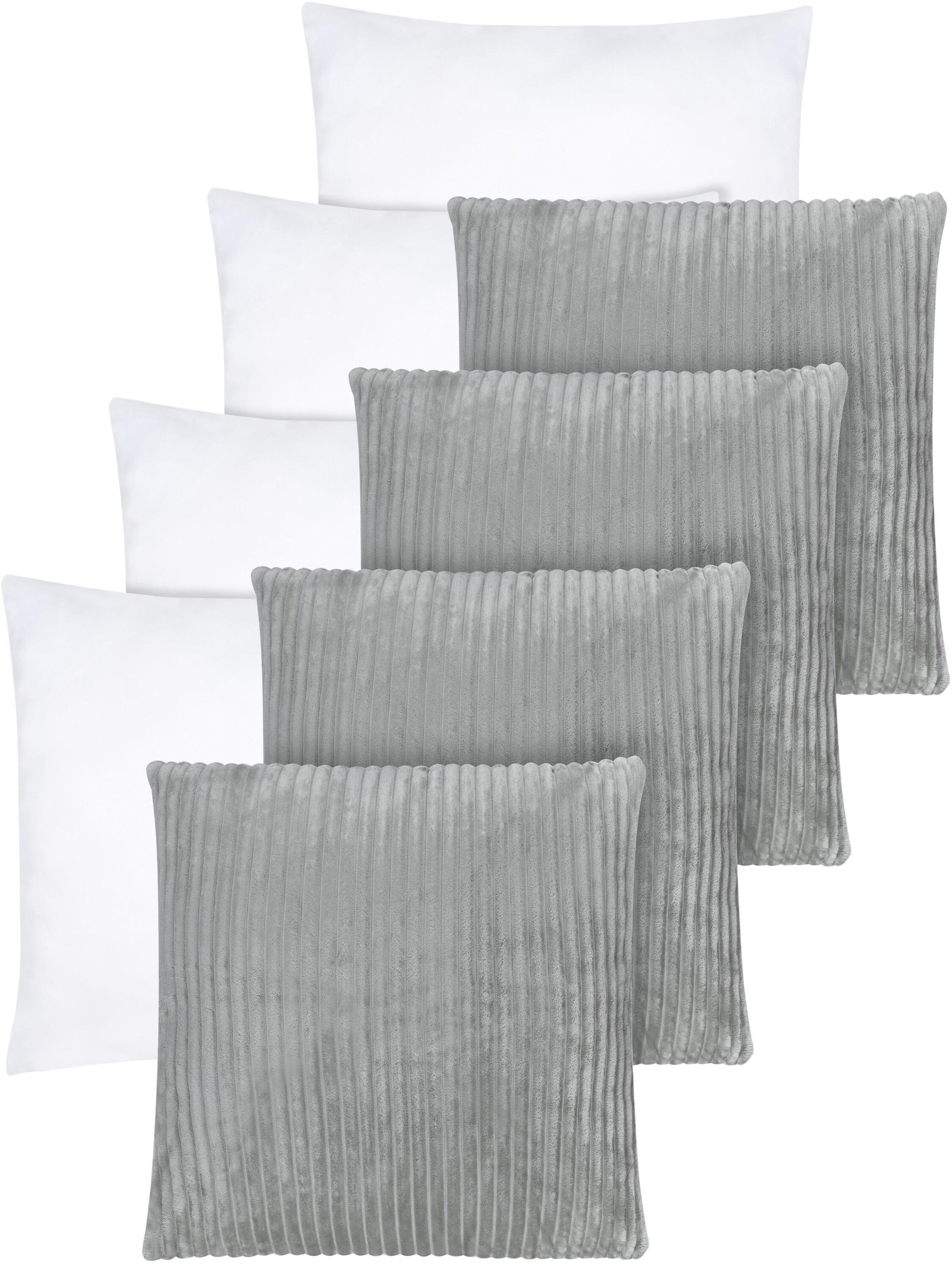 Aspero Kussens in Grijs: voorkant