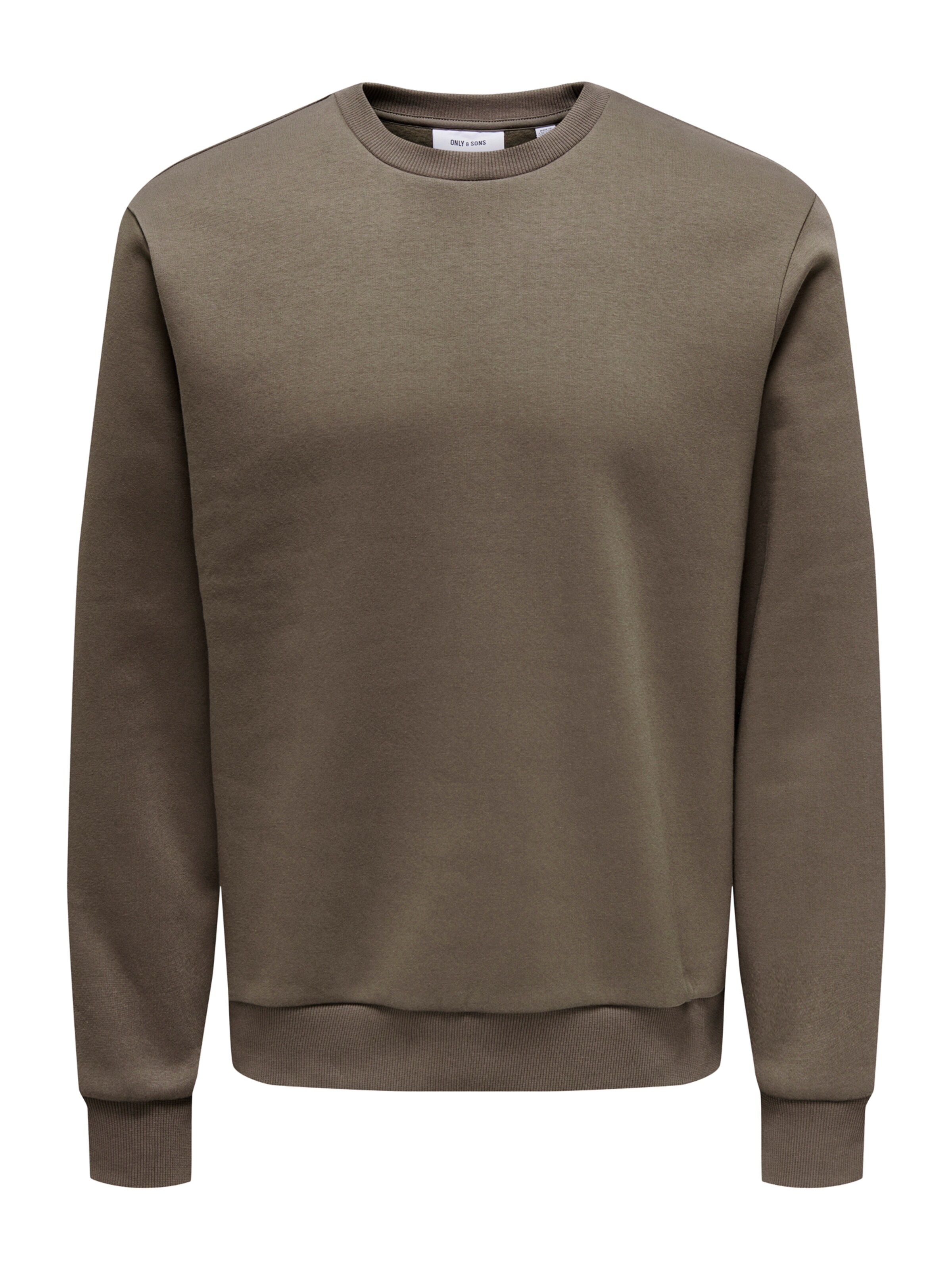 Sweat-shirt 'ONSCERES' Only & Sons en marron : devant