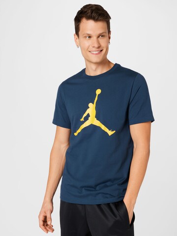 T-Shirt Jordan en bleu : devant
