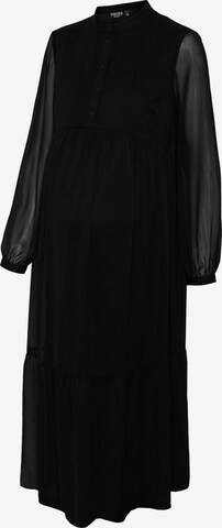 Robe-chemise 'BLUME' Pieces Maternity en noir : devant