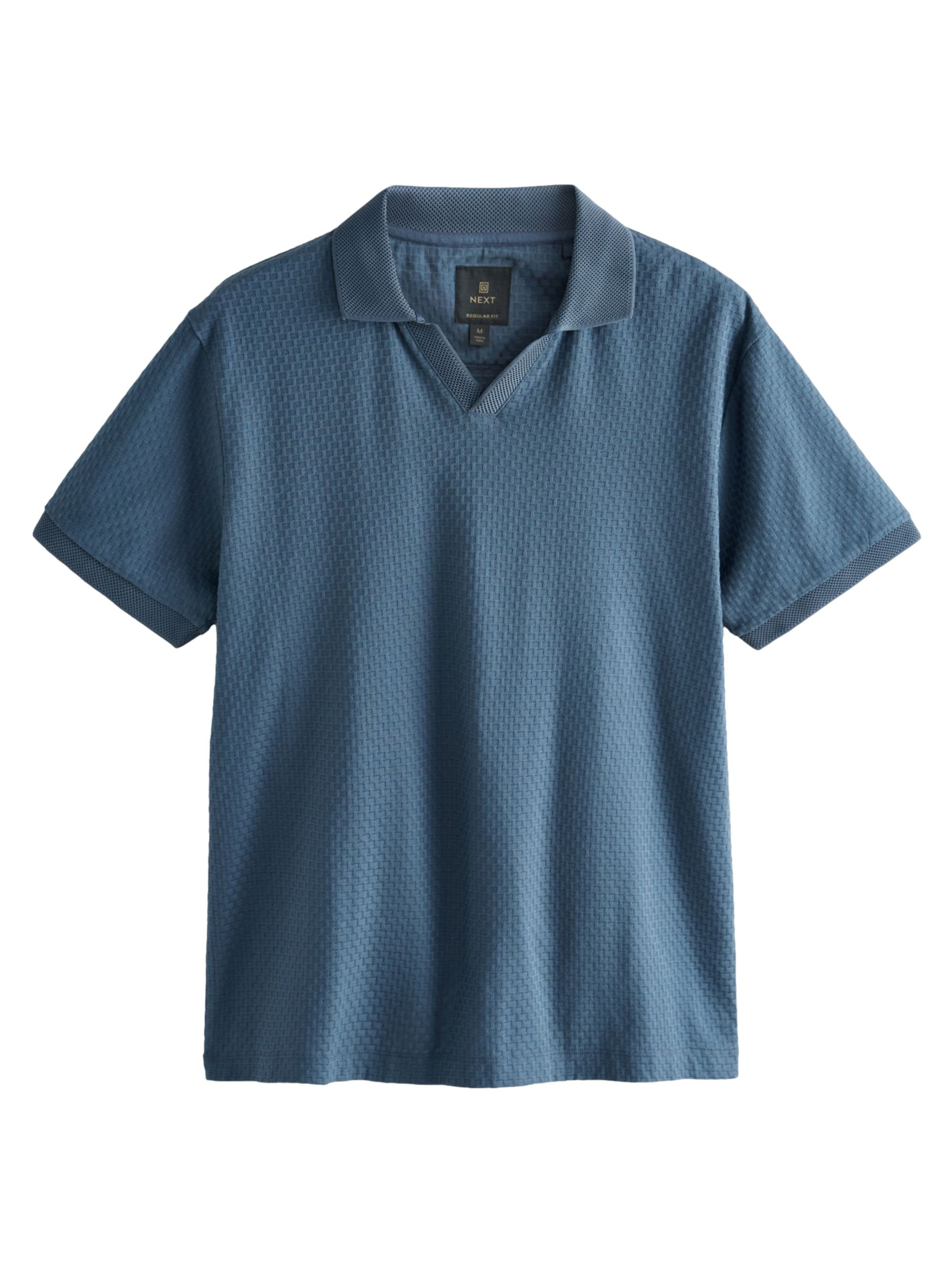 Next Shirt in Blue: front