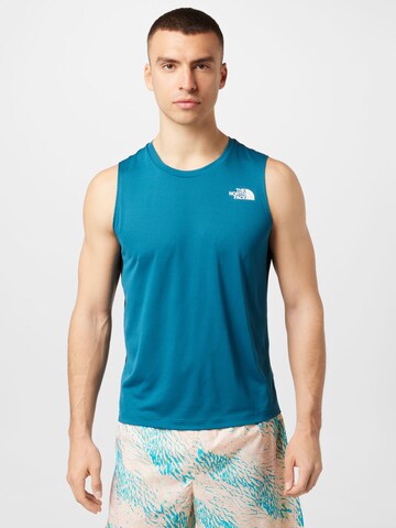 THE NORTH FACE - Camiseta funcional 'LIGHTBRIGHT' en azul: frente