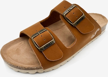 thies Pantolette 'Eco Bio Sandal' in Braun: Vorderseite