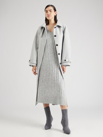 TOPSHOP - Vestido de punto en gris