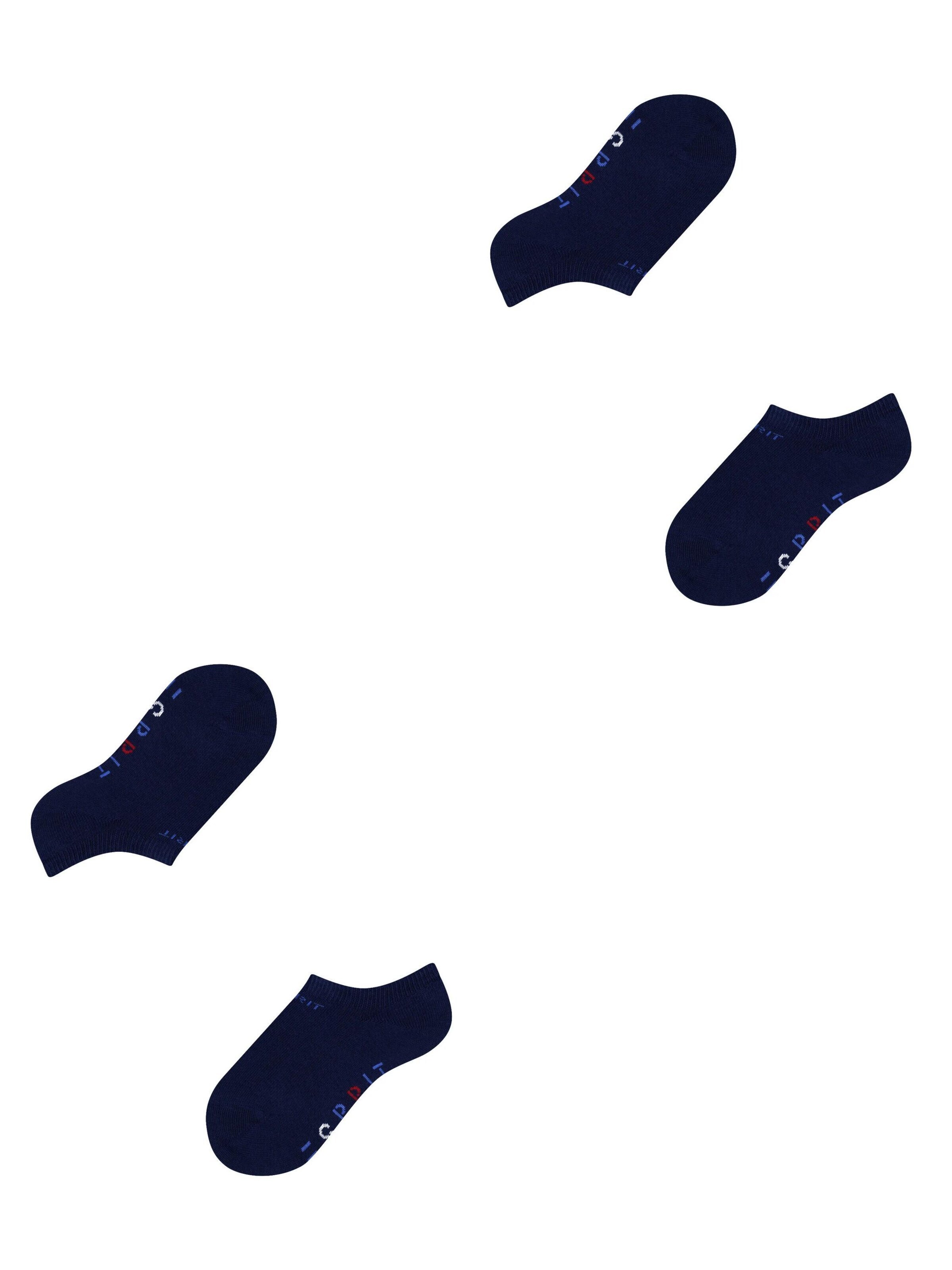 ESPRIT Socks 'Foot Logo 2-Pack' in Blue