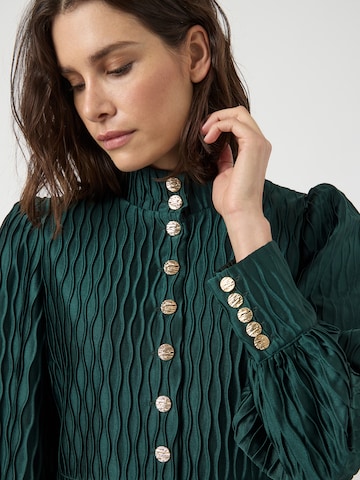 YAS Shirt dress 'YASRIPPLE' in Green
