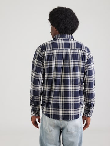 zils INDICODE JEANS Standarta piegriezums Krekls 'Stanlei'