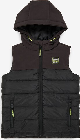 Threadboys Vest in Black: front