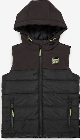 Threadboys Vest in Black: front