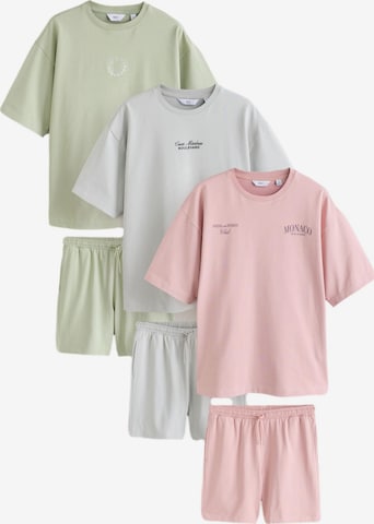 T-Shirt Next en bleu : devant