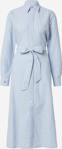 Robe-chemise Polo Ralph Lauren en bleu : devant