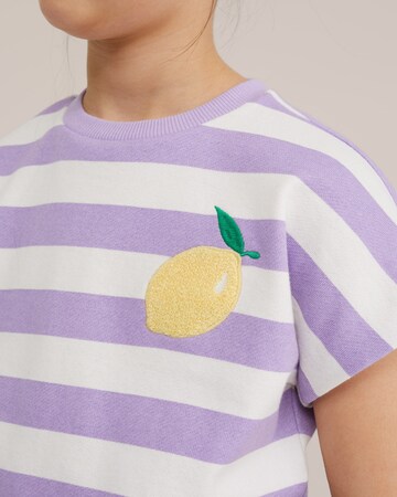 WE Fashion Свитер в Лиловый