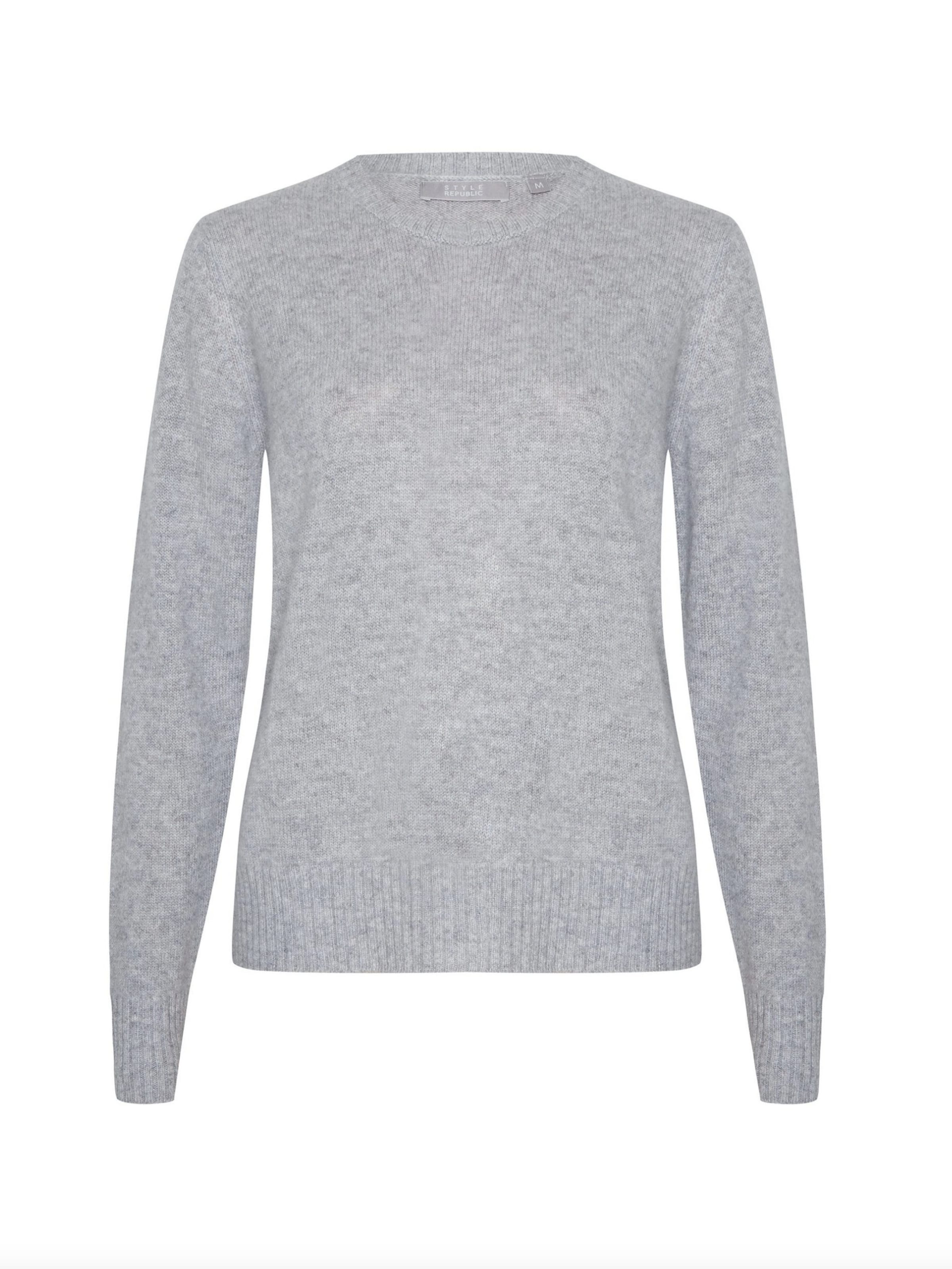 Style Republic Kaschmir Pullover in Grau: Vorderseite