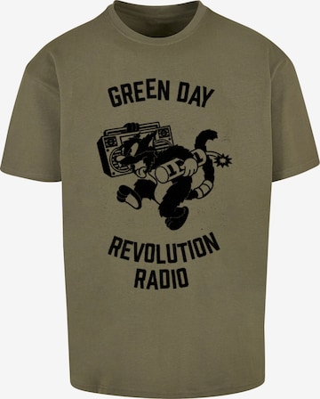 Merchcode Paita 'Green Day Revolution Radio' värissä vihreä: etupuoli